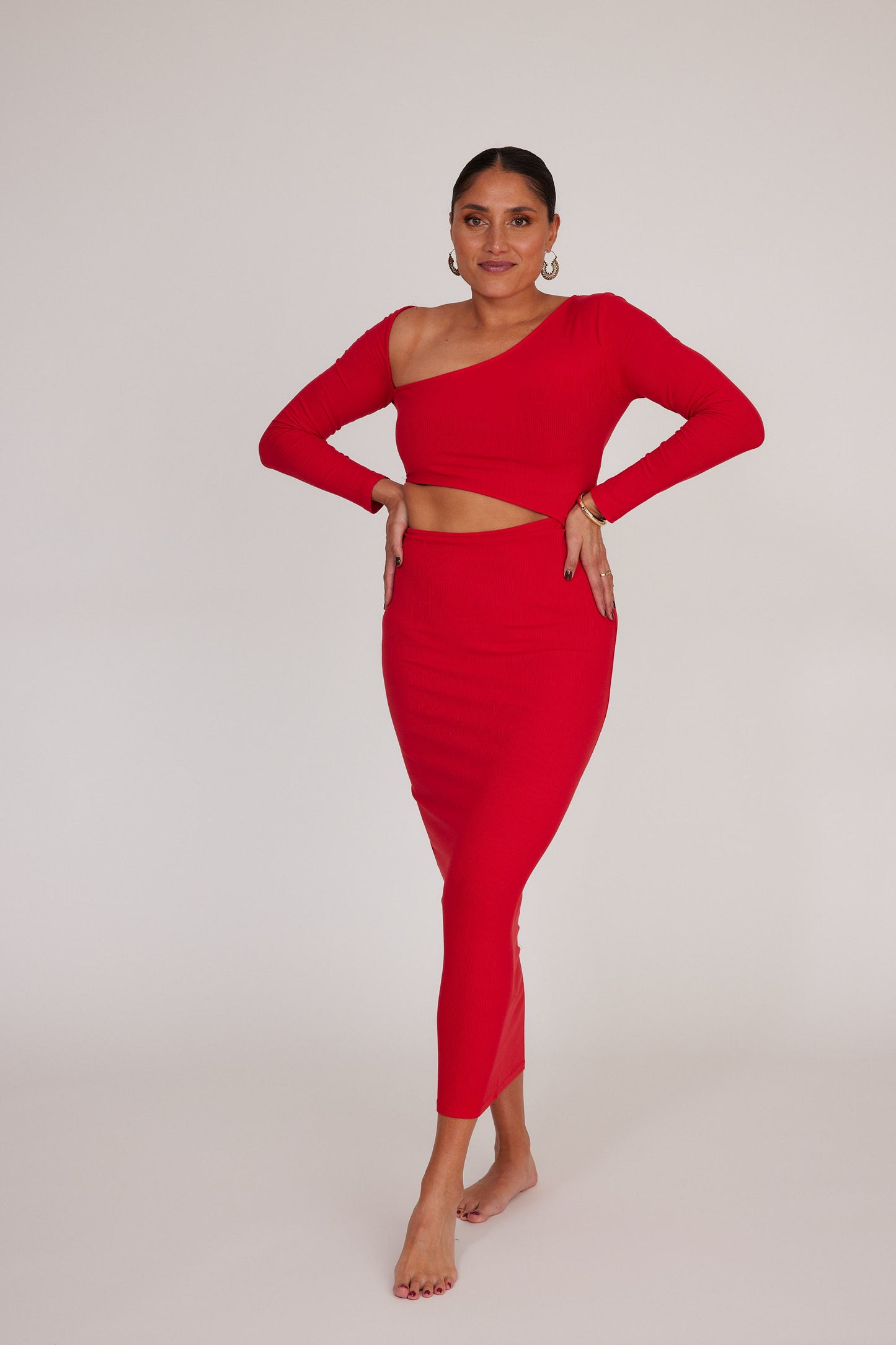 Red Bobbie Dress