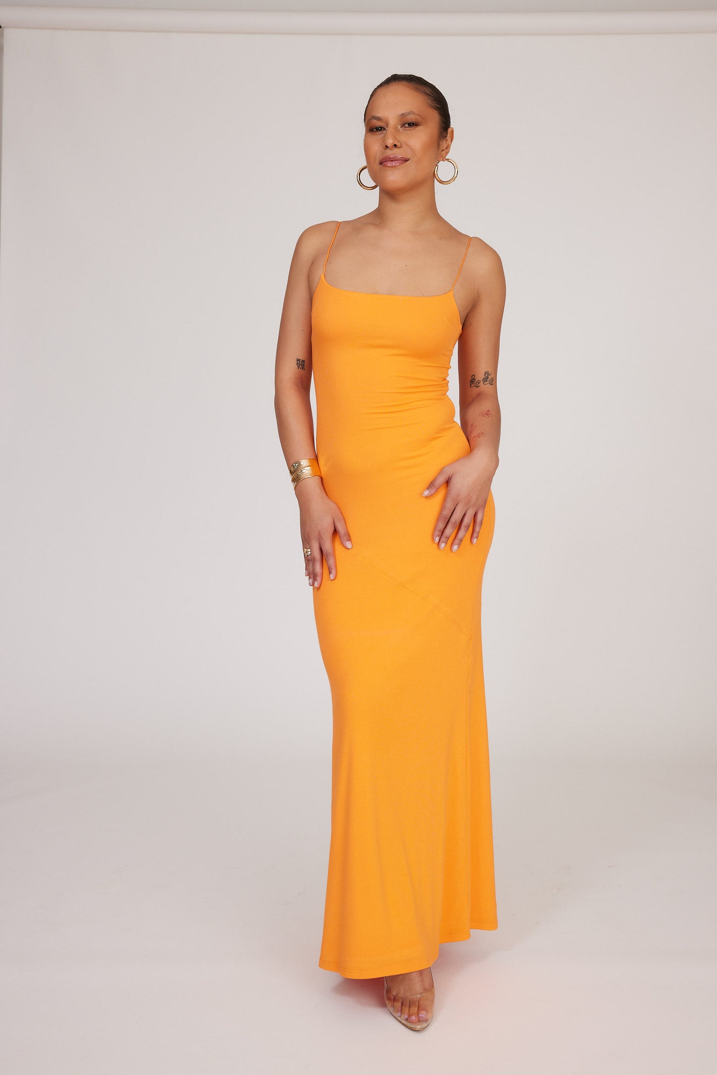 Orange Zaria Dress