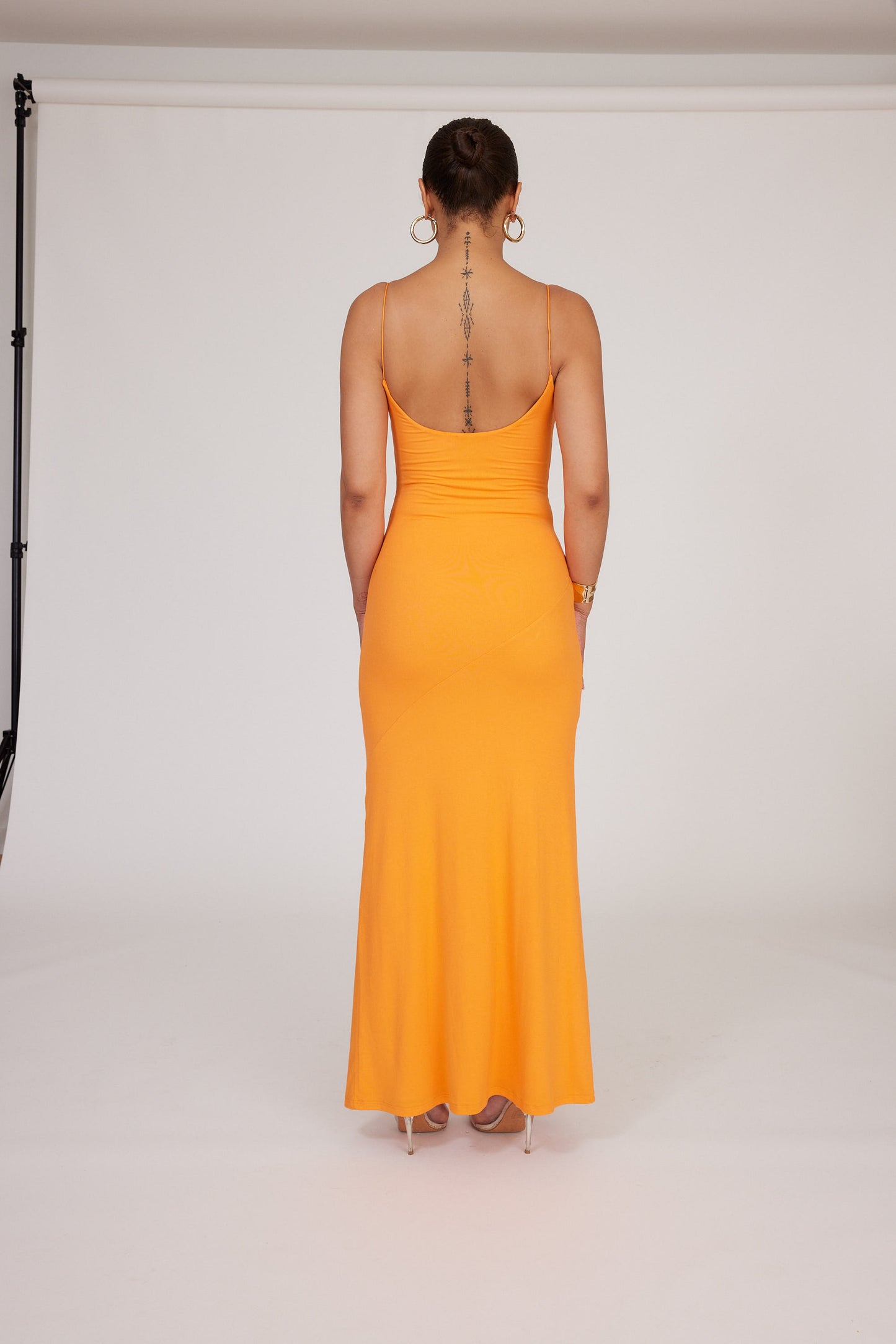 Orange Zaria Dress